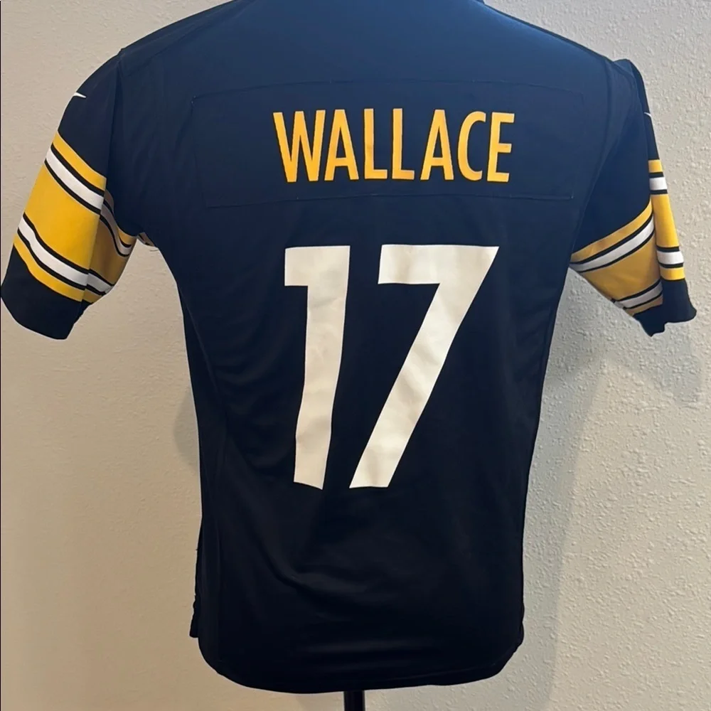 Steelers WALLACE 17 Nike Black NFL Team Jersey
